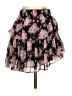 LoveShackFancy 100% Silk Floral Pink Silk Skirt Size P (petite) - photo 2