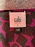 CAbi 100% Polyester Graphic Black Cocktail Dress Size S - photo 7