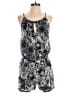 She's Cool 100% Polyester Paisley Gray Romper Size S - photo 1
