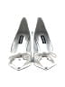 Nine West Silver Flats Size 5 - photo 2