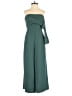 hailee c 100% Polyester Teal Jumpsuit Size 4 - photo 1
