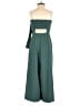 hailee c 100% Polyester Teal Jumpsuit Size 4 - photo 2