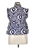 Bellerose Blue Sleeveless Blouse Size XL (4) - photo 2