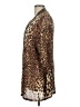 Lavish Animal Print Brown Cardigan Size L - photo 5