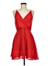Lulus 100% Polyester Solid Red Cocktail Dress Size M - photo 1