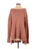 Wildfox Solid Pink Brown Pullover Sweater Size Med (2 or M) - photo 1