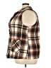 Shein Curve Plaid Brown Vest Size 18 Plus (3) - photo 5