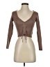 Pink Diamond Brown Cardigan Size S - photo 1