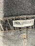 Zara Blue Gray Denim Shorts Size 4 - photo 3