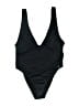 Assorted Brands Solid Black One Piece Swimsuit Size L - photo 1