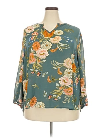 Fun2Fun 3/4 Sleeve Blouse (view 1)