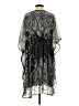 Speed Control 100% Polyester Paisley Gray Cocktail Dress Size S (estimated) - photo 2
