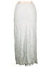 Topshop 100% Viscose Silver Formal Skirt Size 14 - photo 2