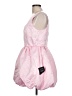 Lulus 100% Polyester Pink Cocktail Dress Size L - photo 5
