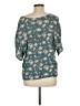 ABound 100% Rayon Teal 3/4 Sleeve Blouse Size L - photo 2