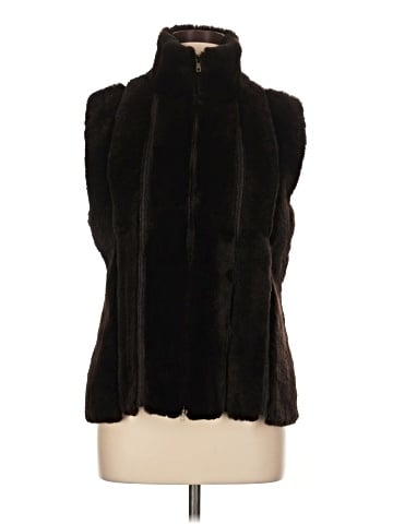 Neiman Marcus Faux Fur Vest (view 1)