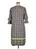 Tacera Print Gray Casual Dress Size 1X - photo 2