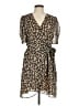 Heartloom 100% Polyester Animal Print Brown Casual Dress Size M - photo 1