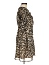 Heartloom 100% Polyester Animal Print Brown Casual Dress Size M - photo 4