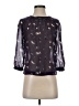 Cope 100% Polyester Purple 3/4 Sleeve Blouse Size XS - photo 1