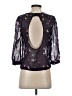 Cope 100% Polyester Purple 3/4 Sleeve Blouse Size XS - photo 2
