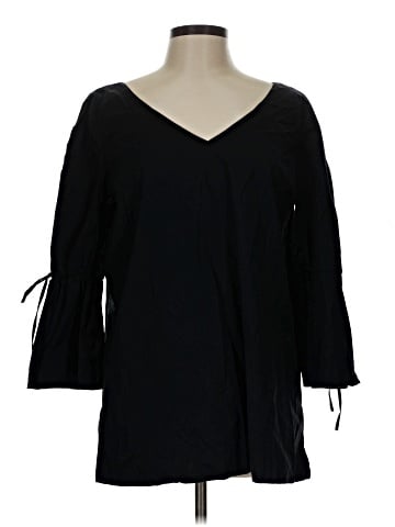 Lafayette 148 New York 3/4 Sleeve Blouse (view 1)