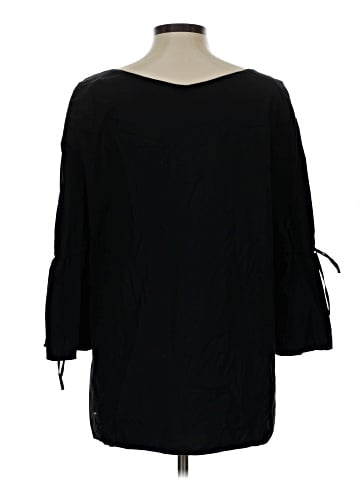 Lafayette 148 New York 3/4 Sleeve Blouse (view 2)
