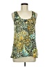 Twenty One 100% Polyester Green Gray Sleeveless Blouse Size M - photo 1