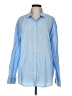 Birdy Grey Stripes Blue Long Sleeve Blouse Size M - photo 1