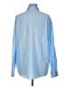 Birdy Grey Stripes Blue Long Sleeve Blouse Size M - photo 2