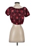 Garage Red Short Sleeve Blouse Size S - photo 2