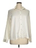 Bold Elements 100% Polyester Solid Ivory Long Sleeve Blouse Size XL - photo 1