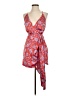Lovers + Friends 100% Polyester Red Kimono Size S - photo 1