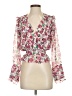 MISA Los Angeles 100% Polyester Pink 3/4 Sleeve Blouse Size XS - photo 1