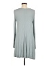 Forever 21 Solid Gray Casual Dress Size M - photo 2