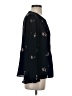 Ann Taylor 100% Polyester Black Long Sleeve Blouse Size S - photo 4