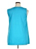 Catherines Blue Sleeveless T-Shirt Size 0X (14/16W) - photo 2