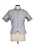 Assorted Brands Gray Short Sleeve Blouse Size 14 - photo 1