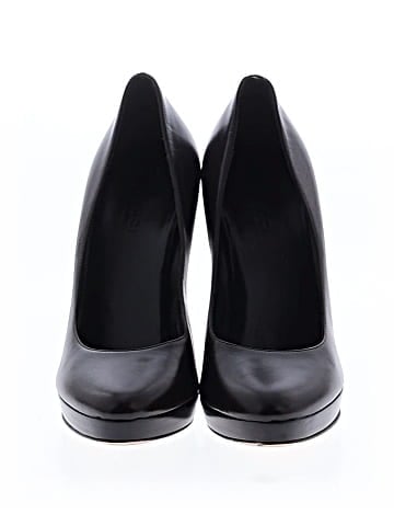 Gucci Leather Bamboo Heel Platform Pumps (view 2)