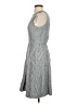 J.Crew Chevron-herringbone Gray Blue Casual Dress Size 2 (tall) - photo 5