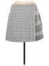 Splendid Plaid Gray Casual Skirt Size 12 - photo 1
