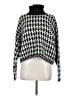 United Colors Of Benetton Houndstooth Black Pullover Sweater Size M - photo 1