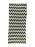 Unbranded 100% Acrylic Chevron-herringbone Ivory Blue Scarf One size - photo 2