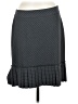 INC International Concepts Chevron-herringbone Gray Formal Skirt Size 8 - photo 1