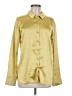 Mystree Metallic Gold Long Sleeve Blouse Size M - photo 1