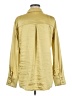 Mystree Metallic Gold Long Sleeve Blouse Size M - photo 2