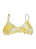 Unbranded Floral Yellow Swimsuit Top Size 12 - photo 1