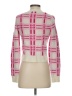 Central Park West Plaid Pink Cardigan Size XS - photo 2