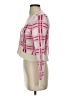 Central Park West Plaid Pink Cardigan Size XS - photo 5