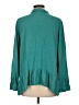 Westbound Teal Long Sleeve Blouse Size L - photo 2